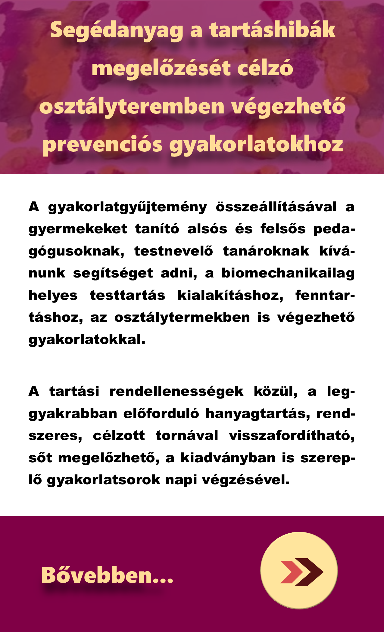 Segédanyag a tartáshibák